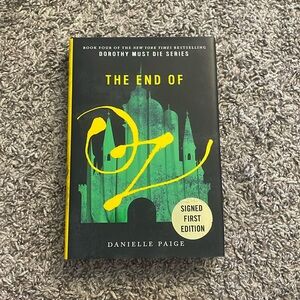 The End of Oz by Danielle Paige (signed, 1st edition)